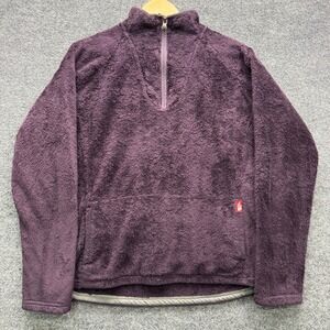 The North Face Osito Fleece Pullover Womens L Purple Long Sleeve Outdoor